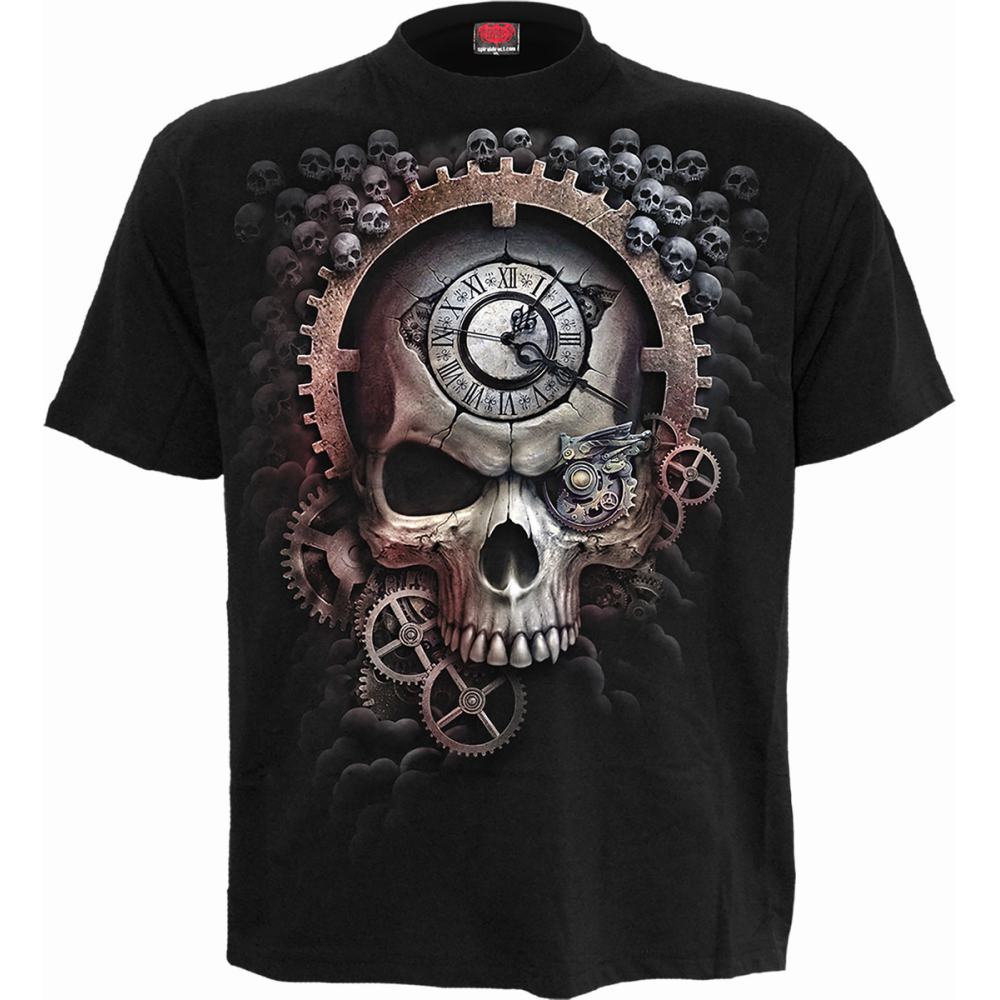 Spiral - REAPER TIME Herren T-Shirt - Schwarz